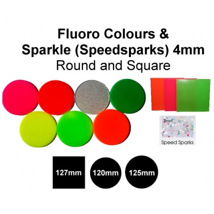 Mouthguard Blanks 4mm - Fluoro and Speedsparks 
